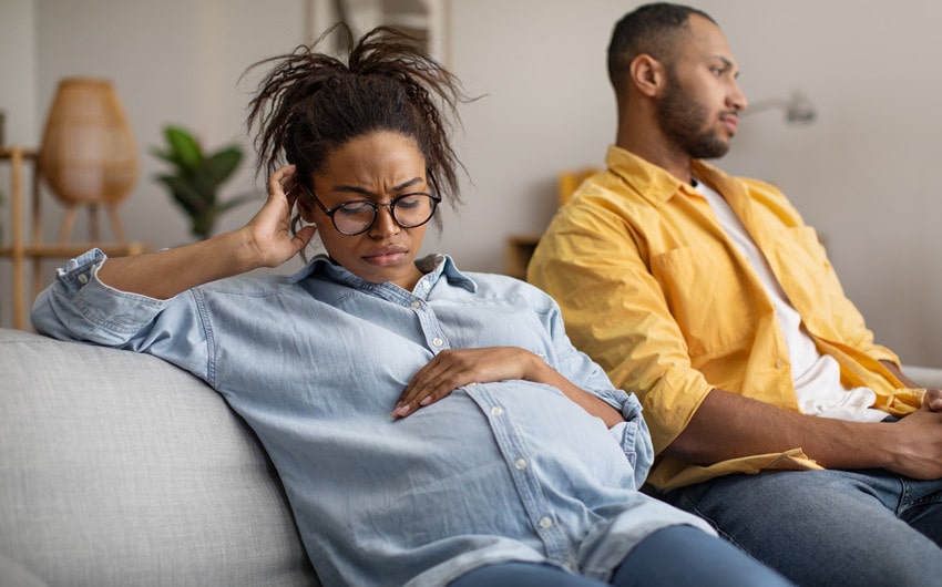 signs of an unsupportive husband during pregnancy